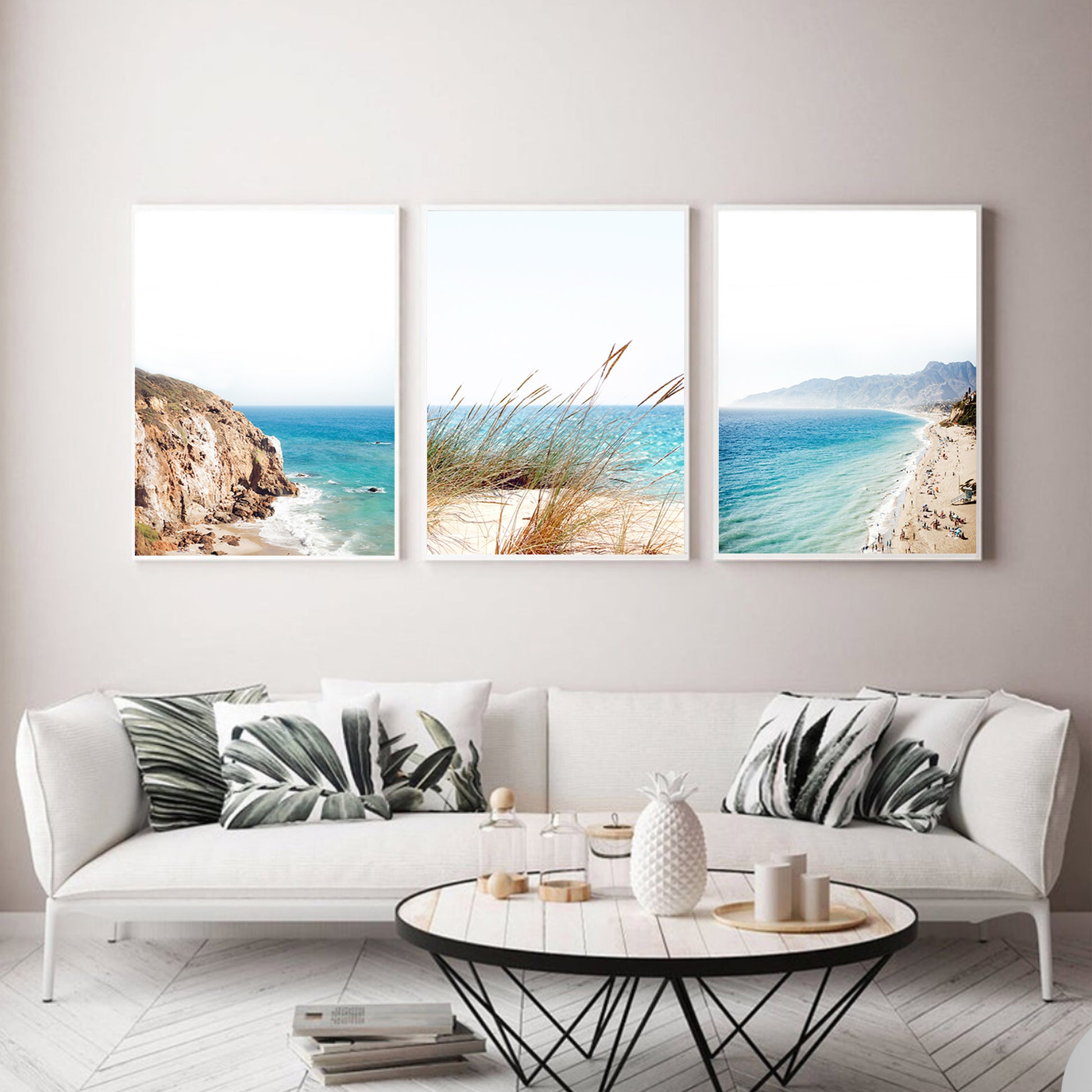 Inspiring seascape for living room.