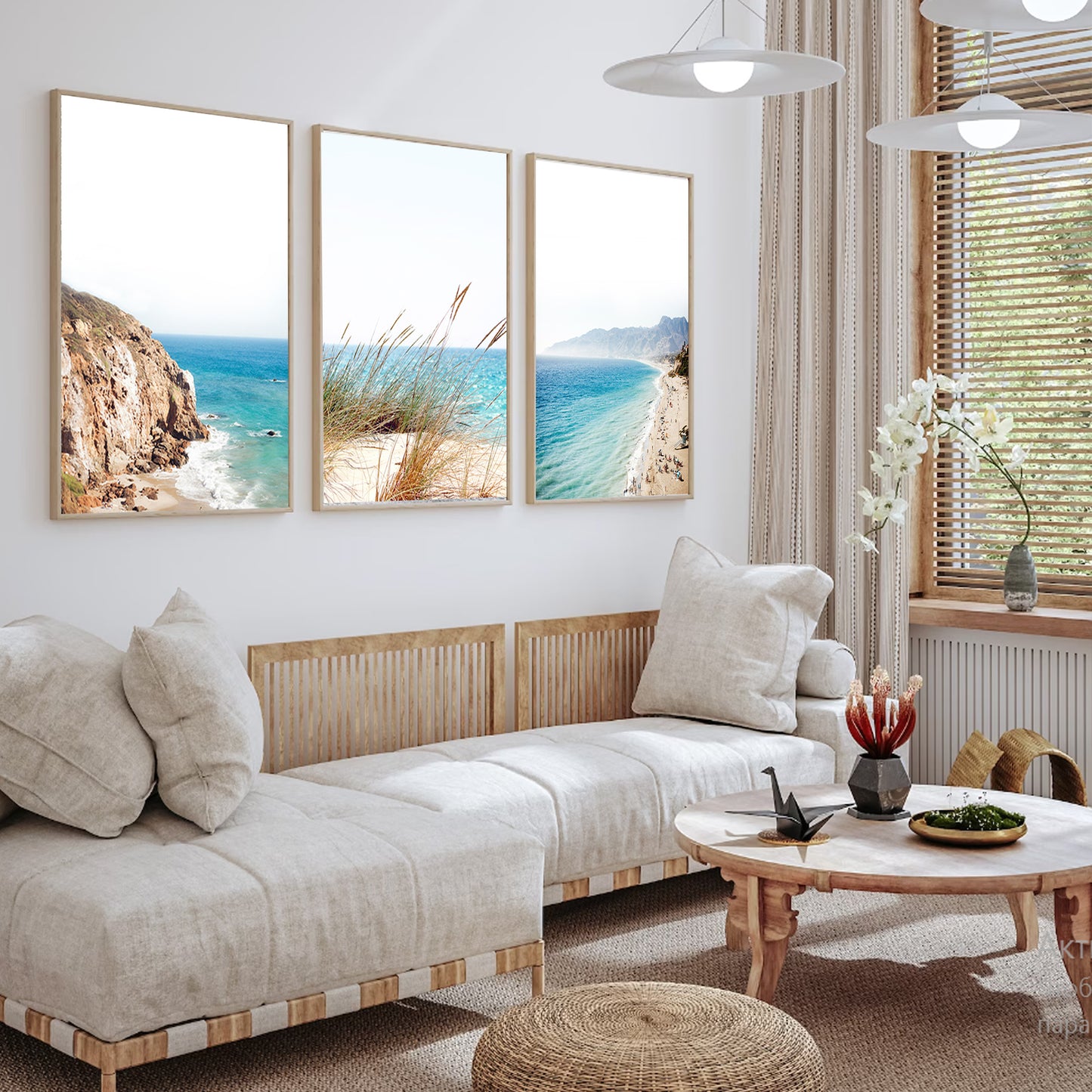 Coasta 3 piece wall art.