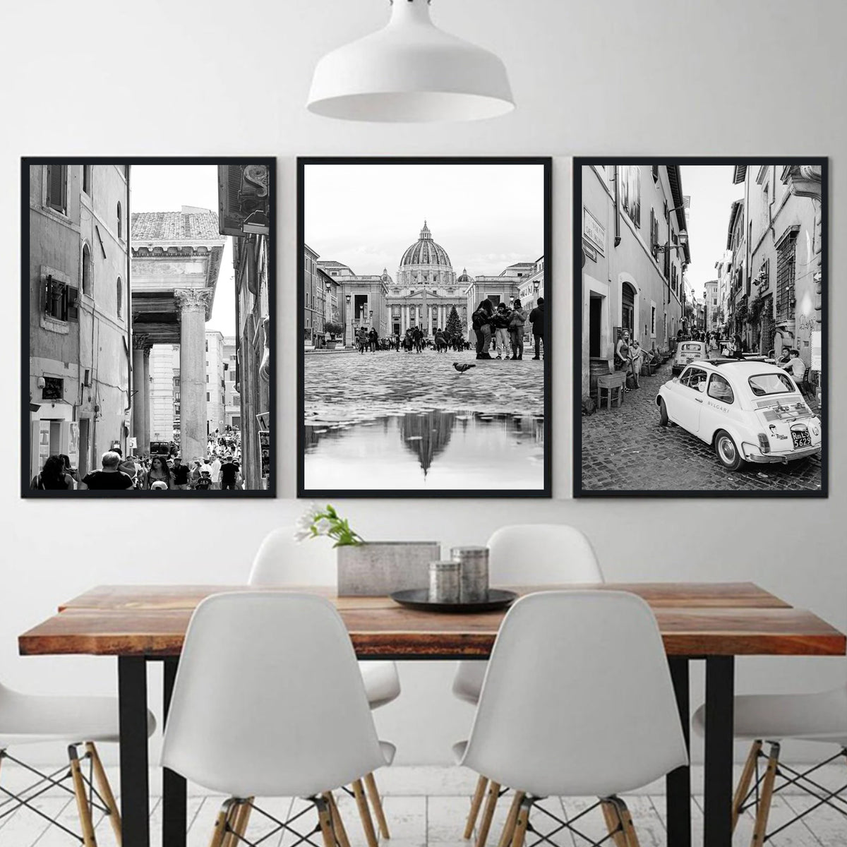 Rome street life prints.