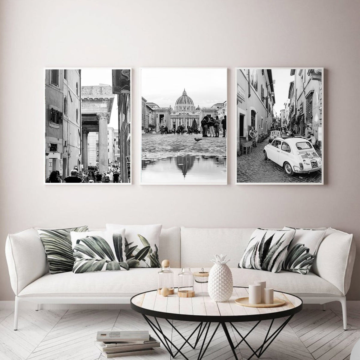 Rome Italy wall art set.