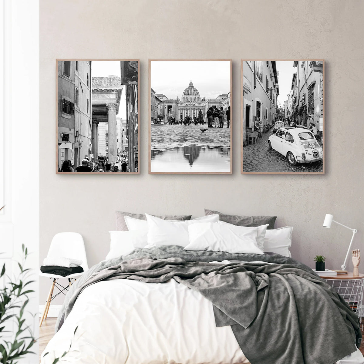 The Streets of Rome wall art set.