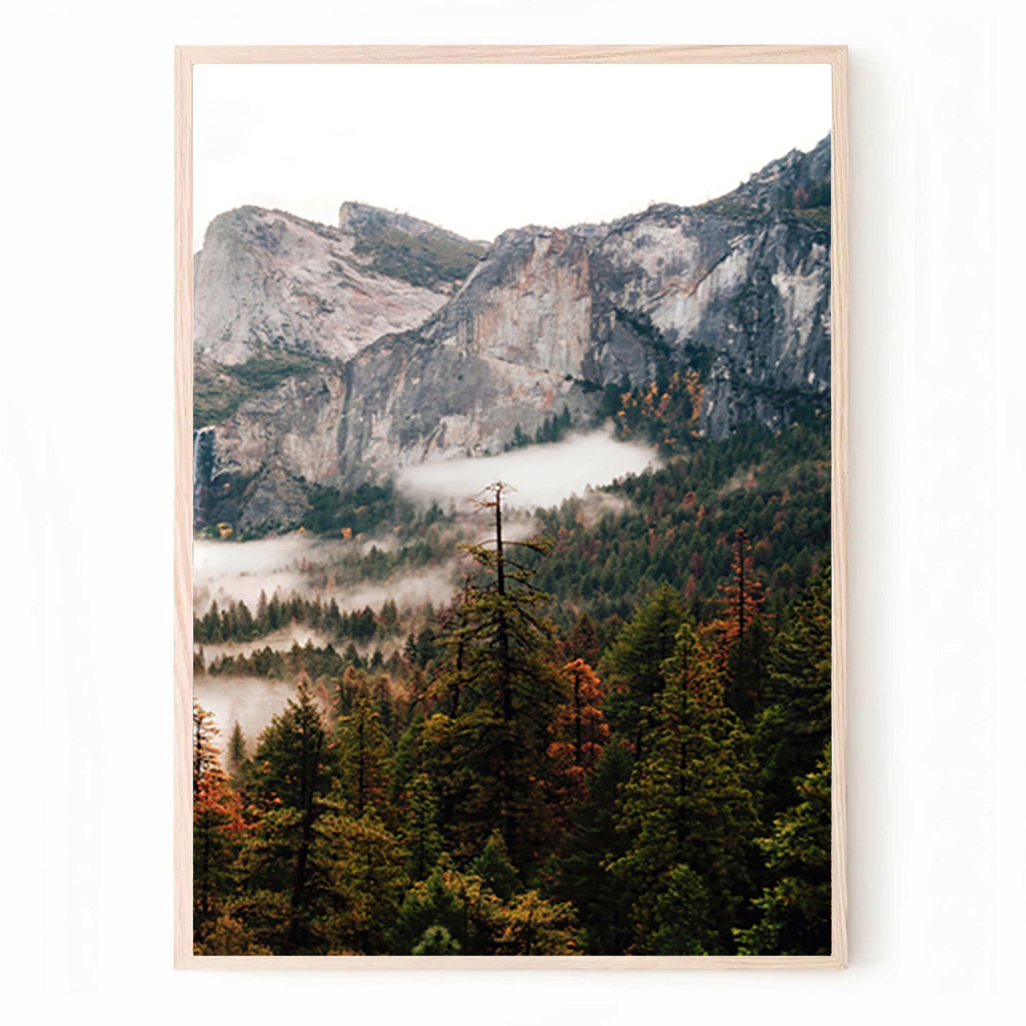 Yosemite Nationalpark Wandkunst | Yosemite Herbstlandschaft Triptychon