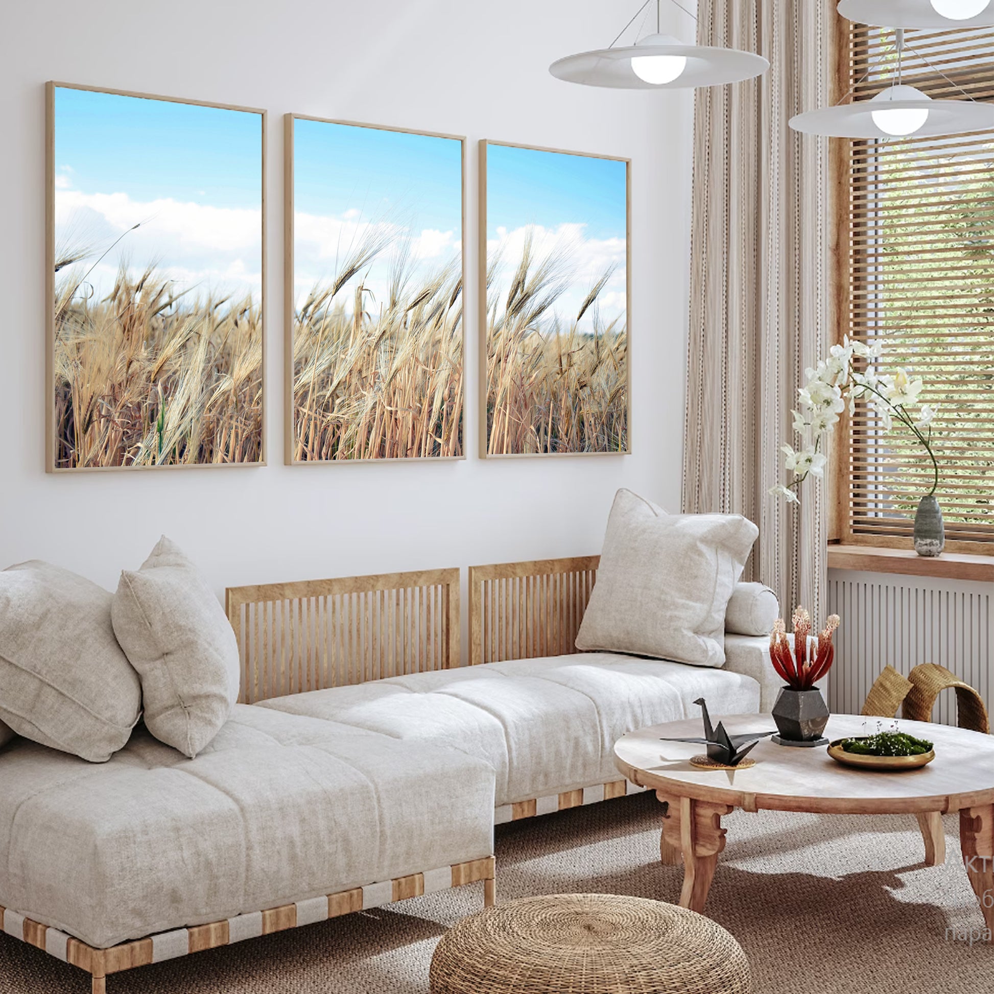 Rustic landscape for living room.