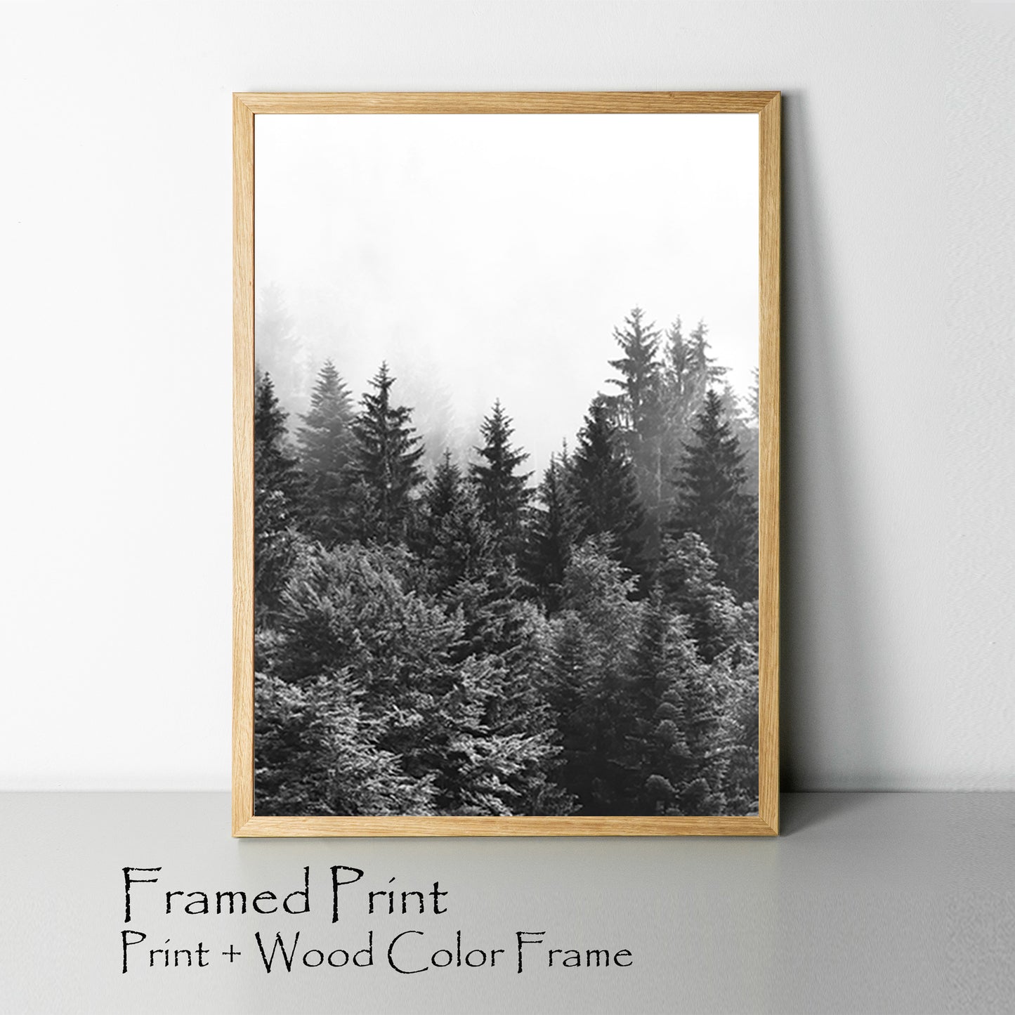 Forest framed print.