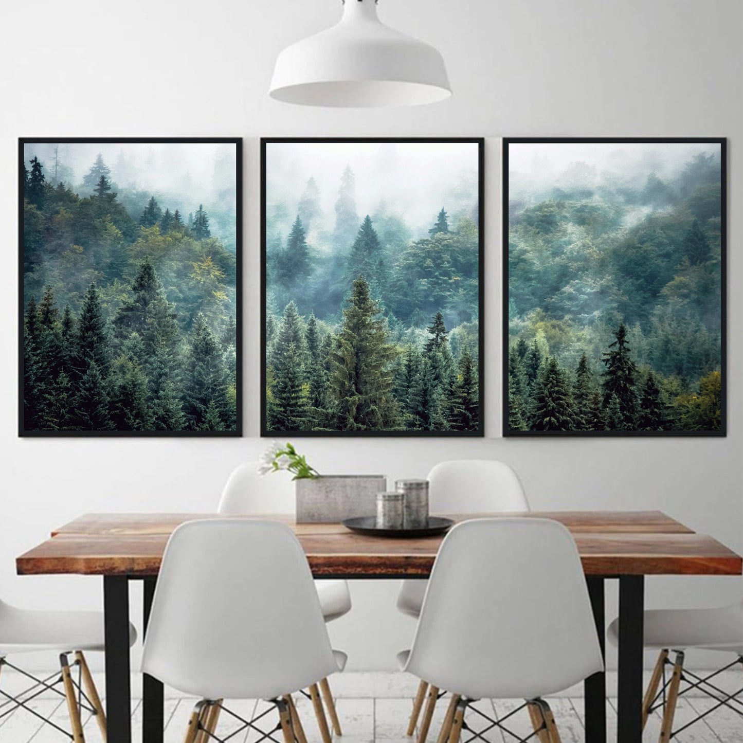 Forest 3 piece wall art.