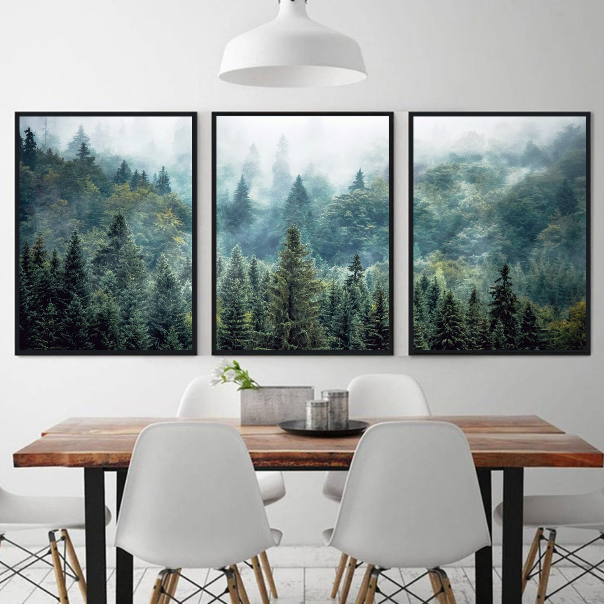 Forest 3 piece wall art.