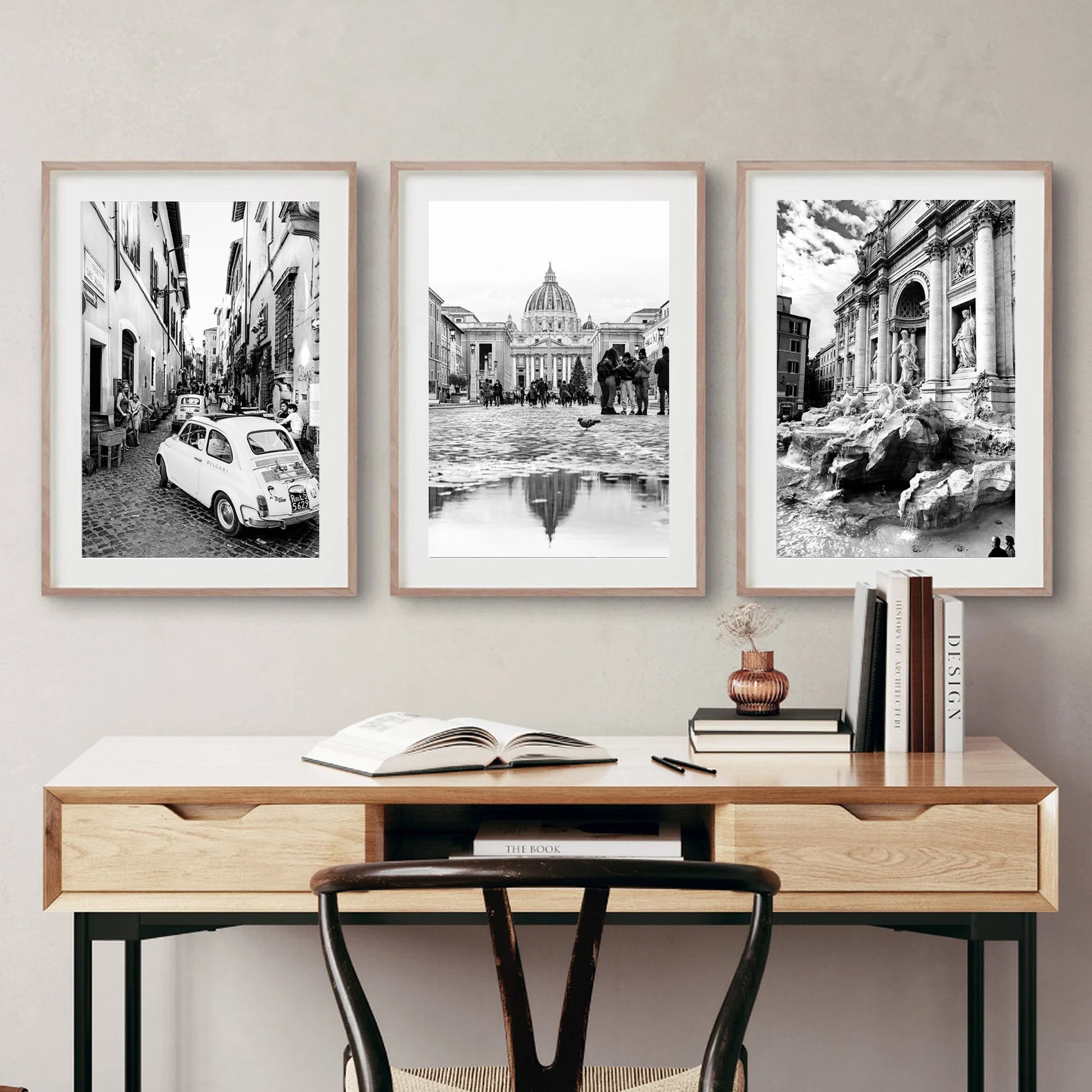 Rome architecture prints.