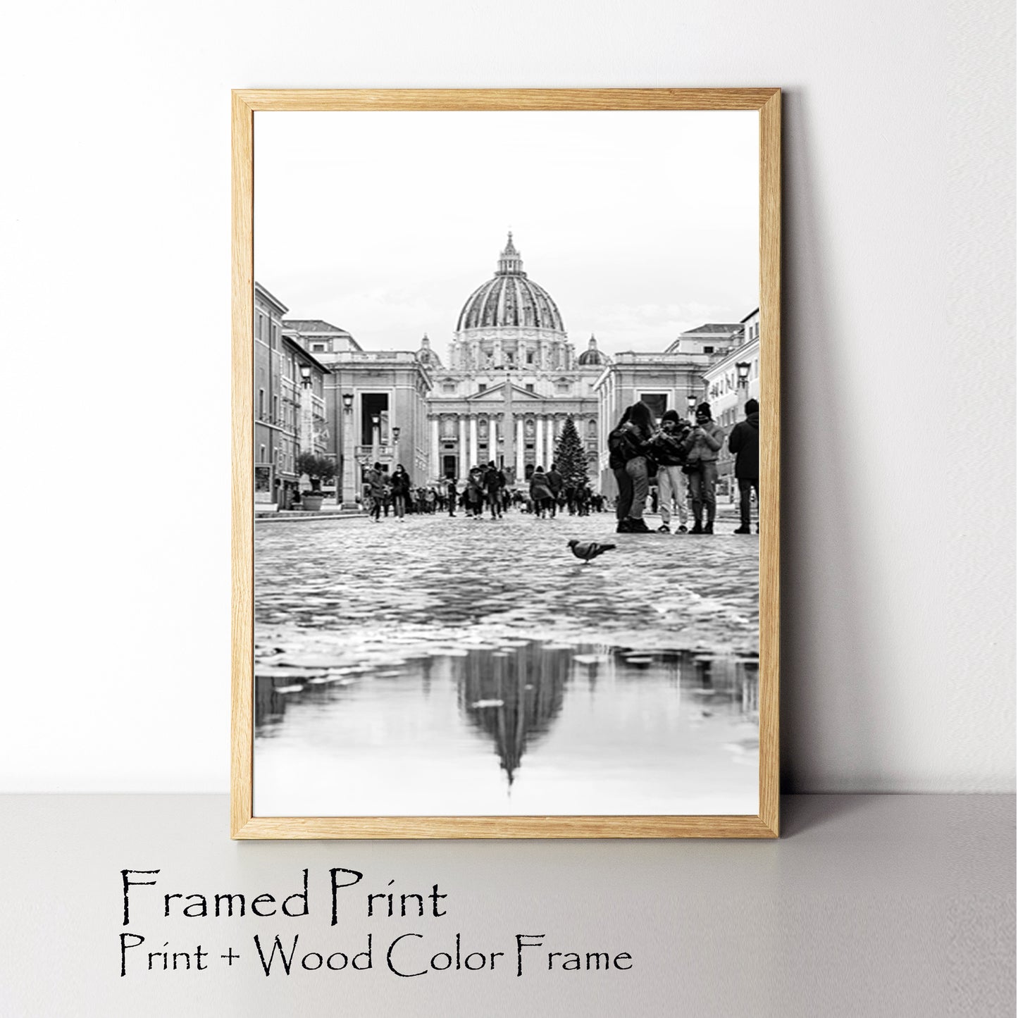Rome St. Peter's Basilica framed print.