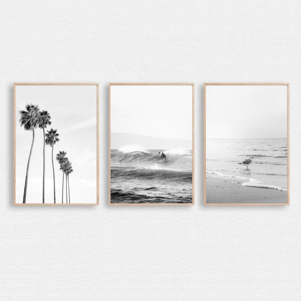 Surfer in the waves print.