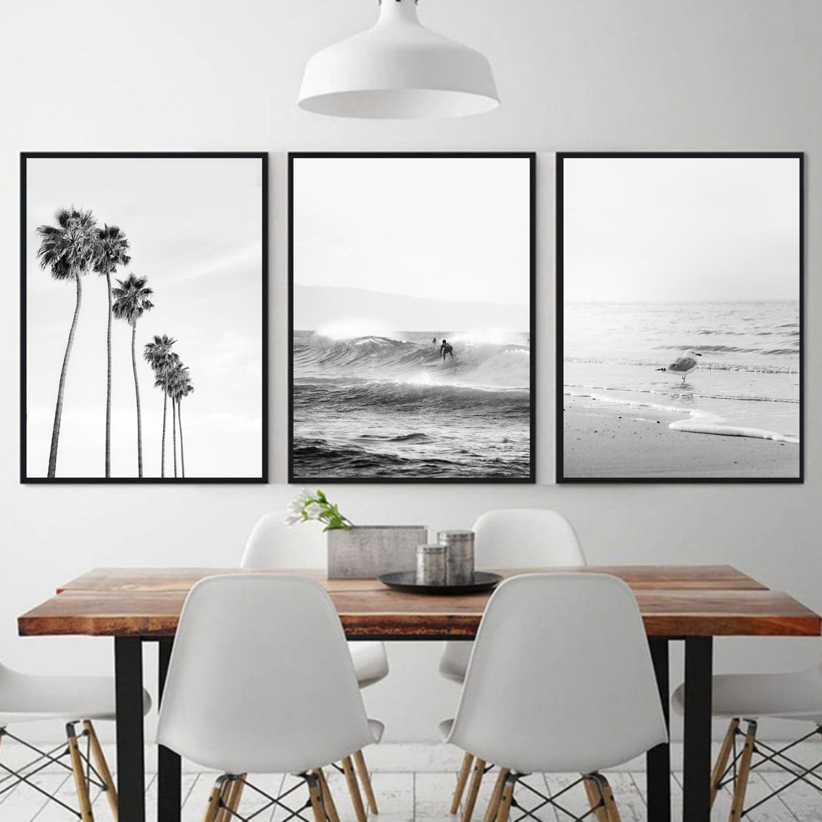 California coastal wall art set.