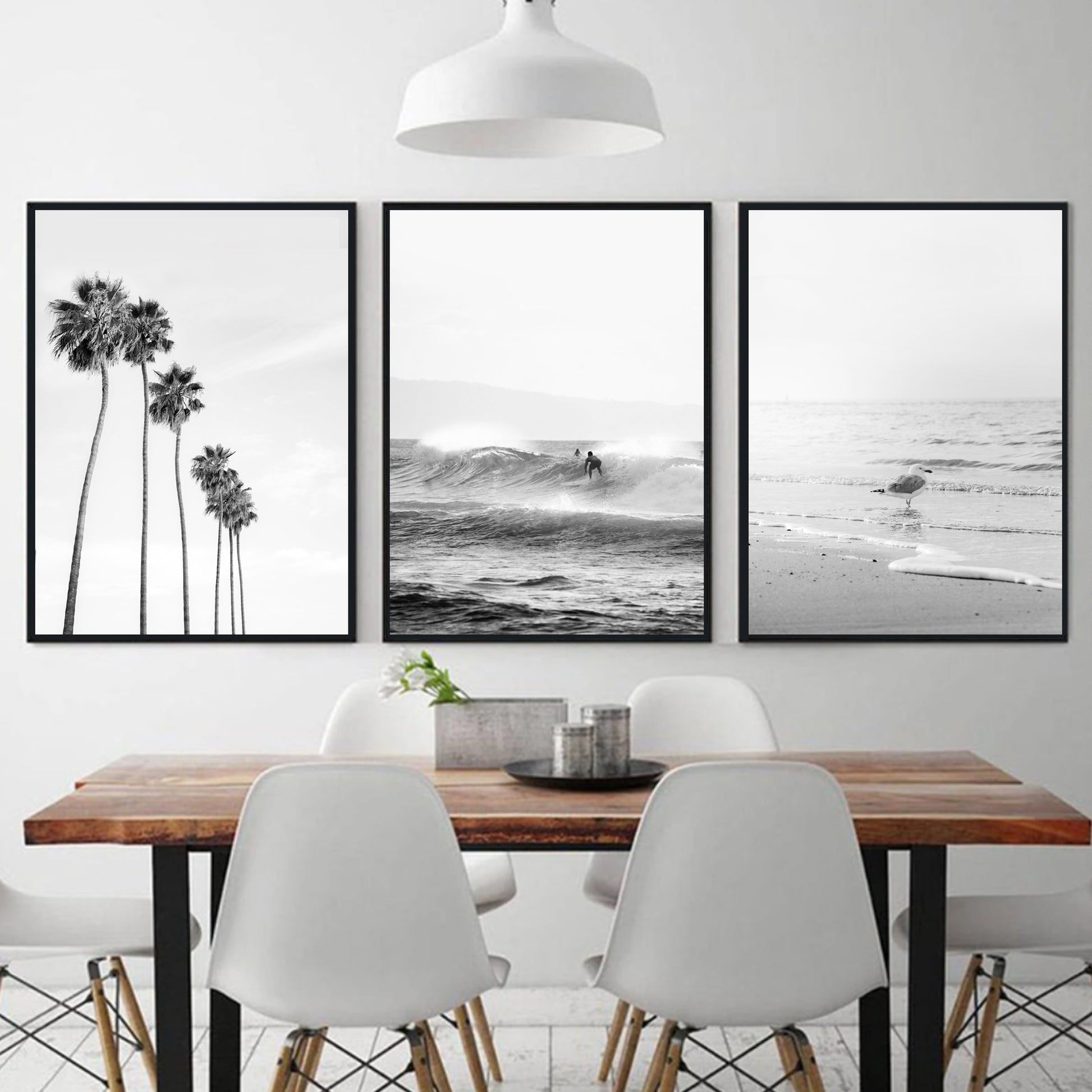 California coastal wall art set.