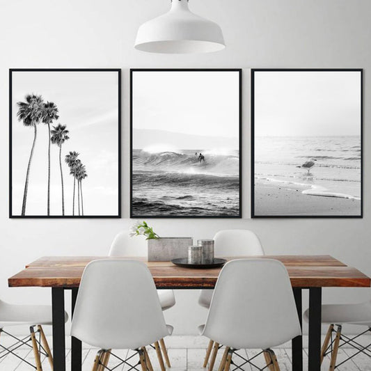 California coastal wall art set.