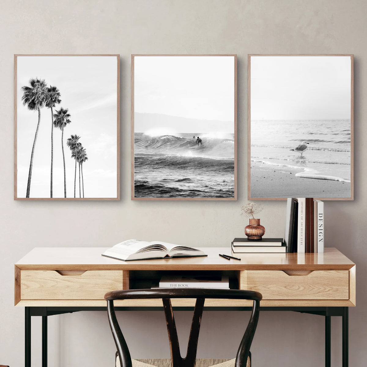 California 3 piece wall art.