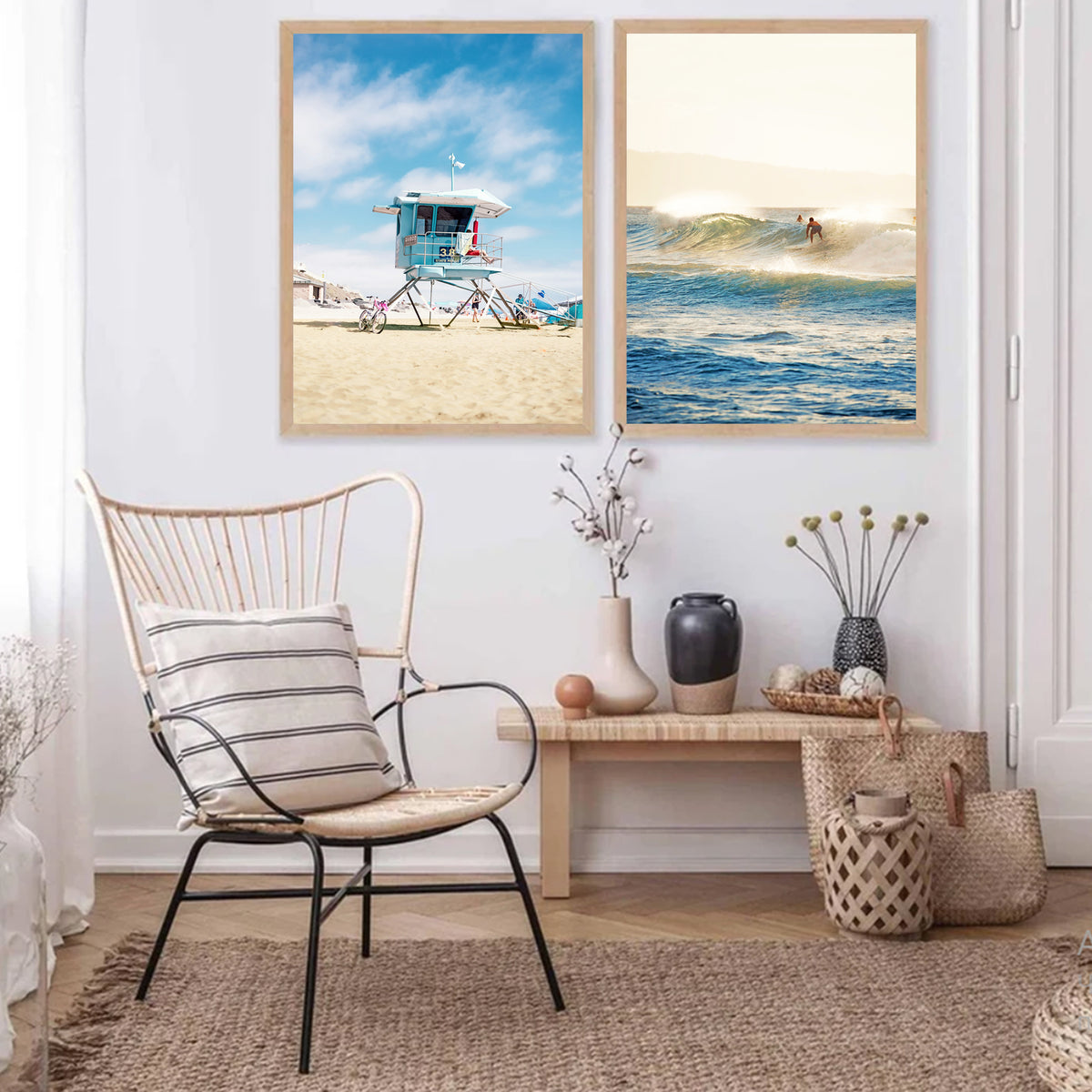 Coastal wall art set.